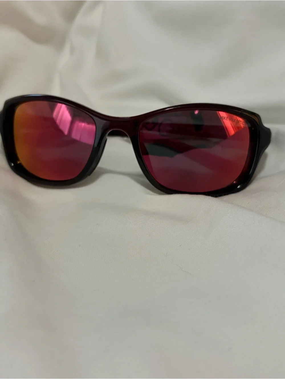 Nike Women's Sunglasses with Red Mirror Lenses